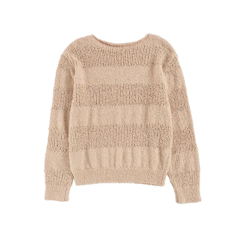 Ulltröja - Marinblå ulltröja med rund hals. Hur varm är tröjan