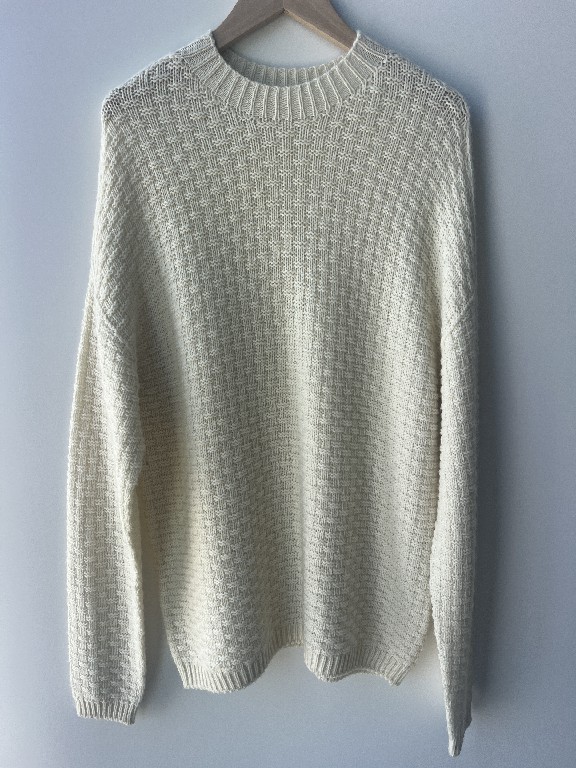 Bomull långärmad pullover stickad tröja kvinnor