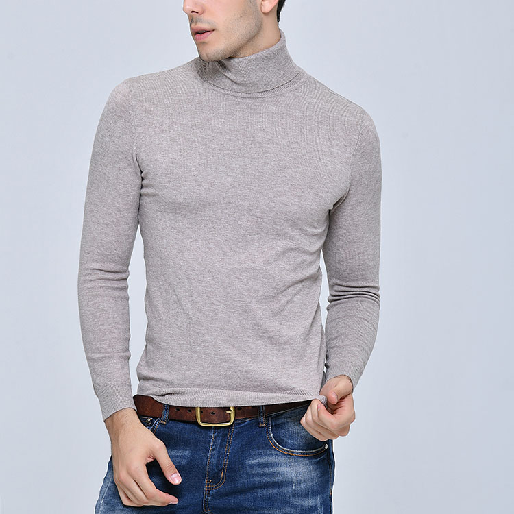 Cropped Turtleneck-tröja