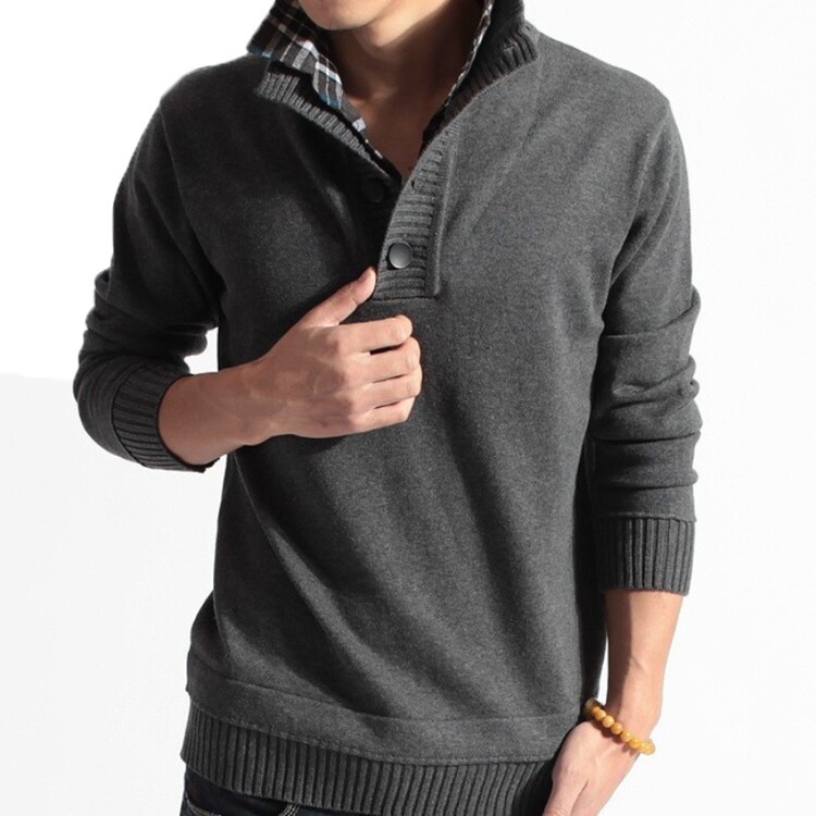 Fake Two Piece Polo tröja