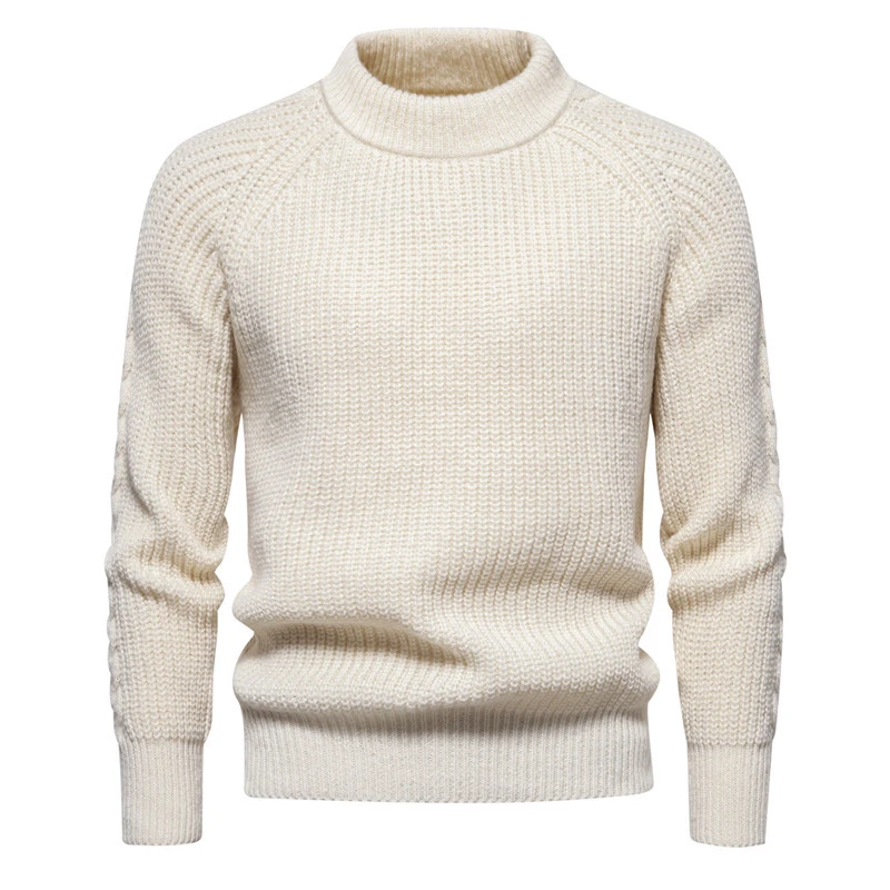 Mäns crewneck pullover tröja