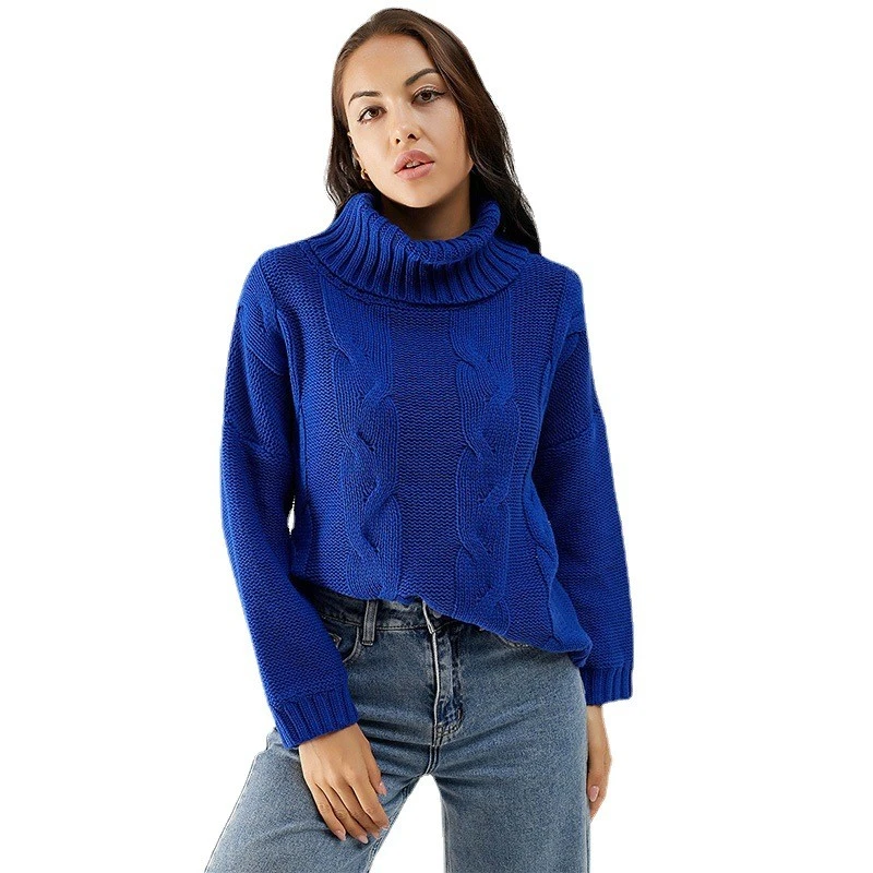Kvinnors turtleneck tröja