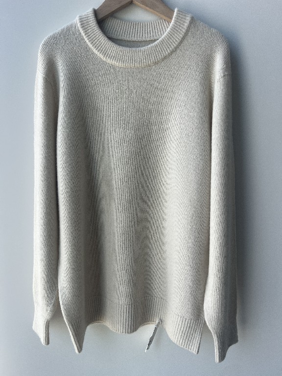 Ull långärmad pullover stickad tröja kvinnor